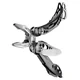 Le Leatherman Skeletool CX (pince ouverte et lame légèrement dépliée)