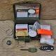 Le contenu complet de ce kit de survie (Crédit photo : Ηettycat)