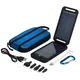 Le Solarmonkey Adventurer de PowerTraveller, livré avec un grand nombre d'accessoires
