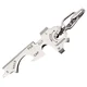 Ce petit multitool, ici sans clé, est en acier inox
