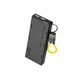 Batterie externe Nitecore NB10000 Gen4 vue de trois quarts avec son cordon USB-C jaune
