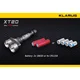 La XT20 peut utiliser soit 4 batteries CR123A, soit 2 batteries 18650