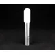 Diffuseur en silicone (petit modèle) monté sur une lampe de poche